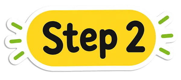 Step 2 sticker