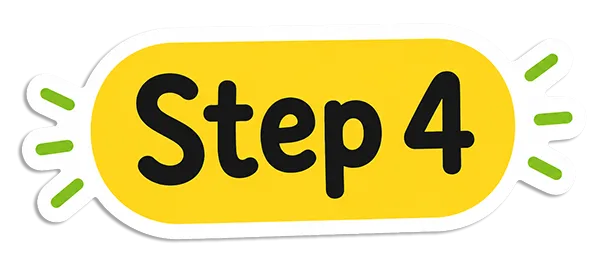 Step 4 sticker